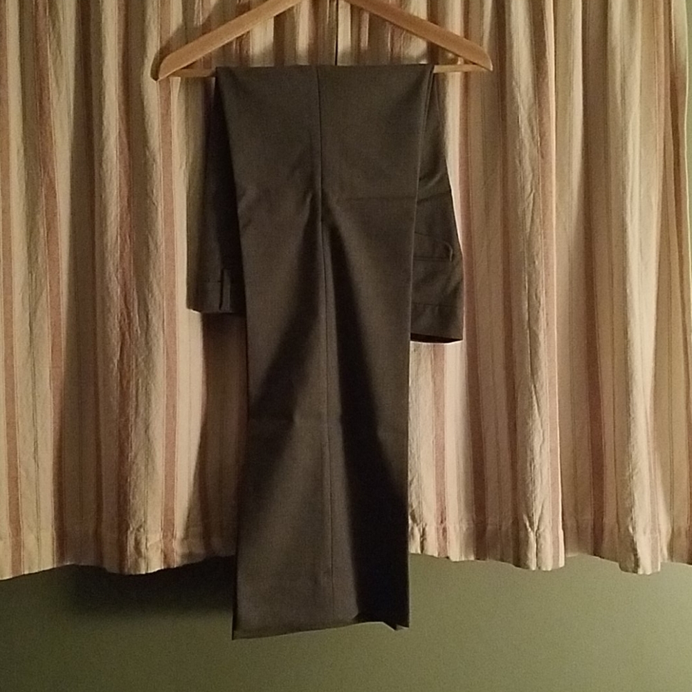 Grey Boot Cut Dress Pant